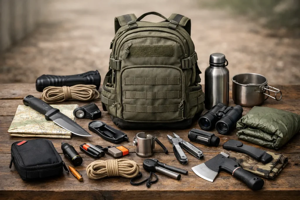 Survival Gear Set zusammenstellen