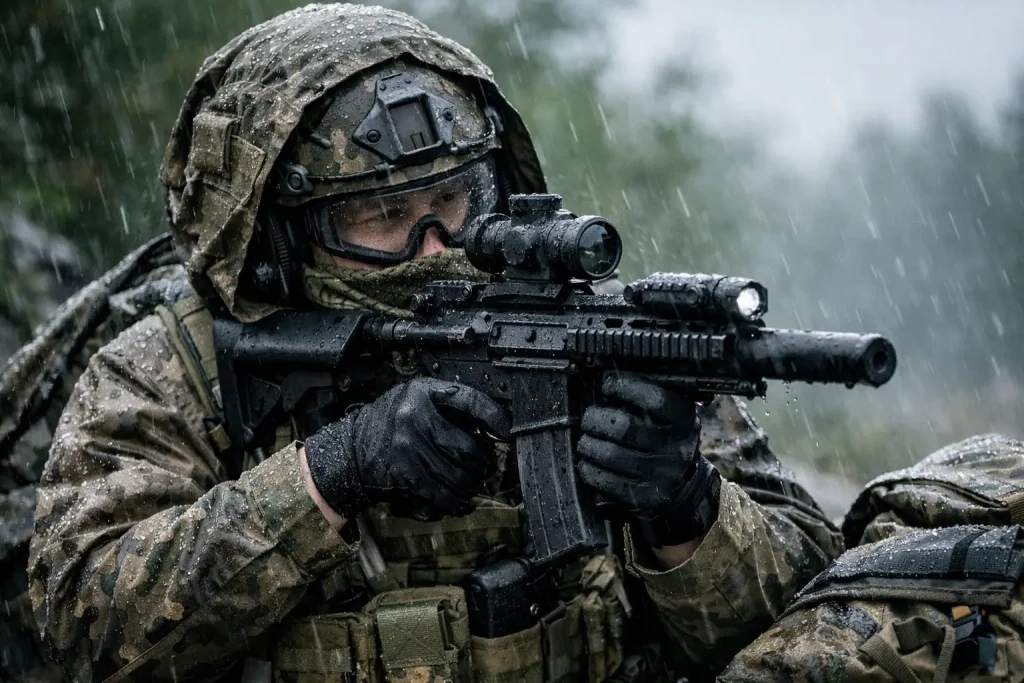 Airsoft-Loadout für Regen richtig anpassen