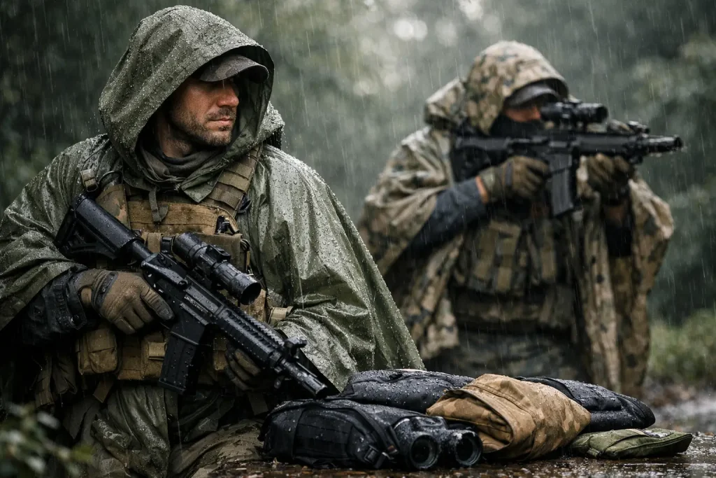 Beste taktische Regenponchos für dein Loadout