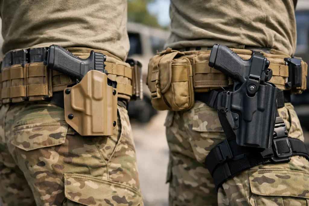 Holster-Befestigung am Battle Belt richtig wählen