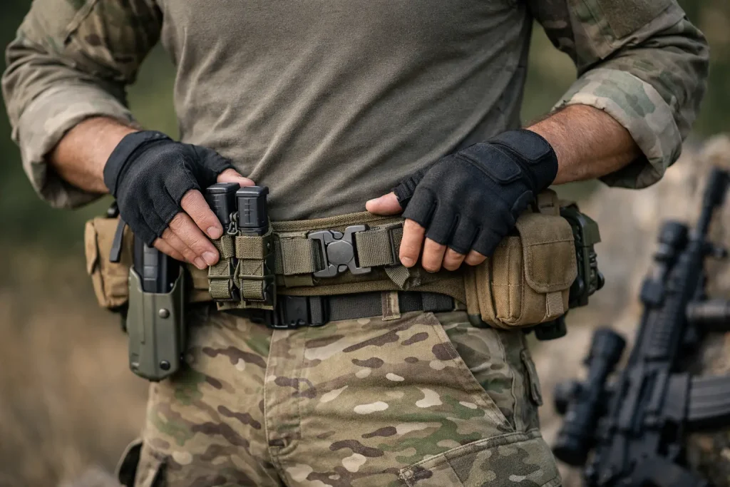 Wie sitzt ein Battle Belt richtig und stabil?