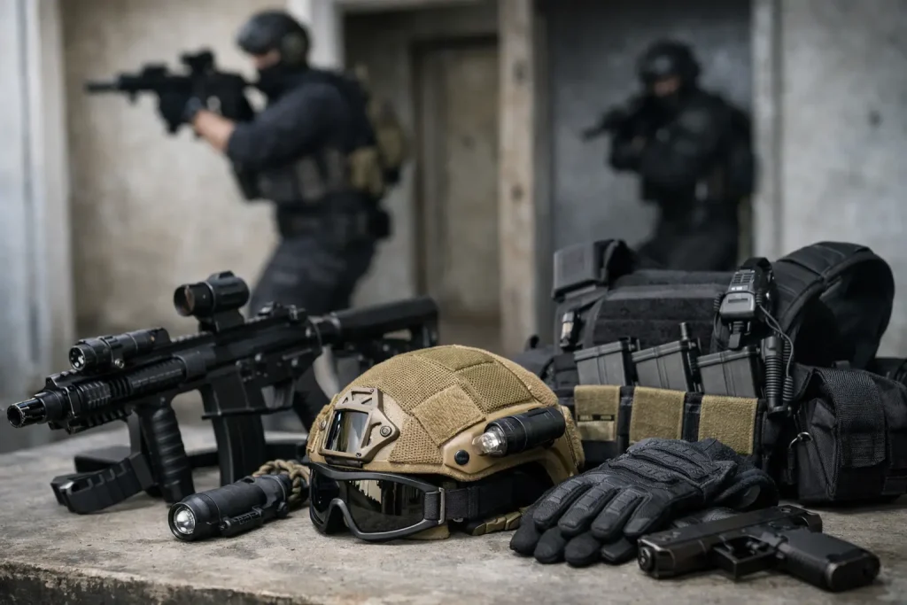 CQB Loadout Beispiel für Airsoft und Training